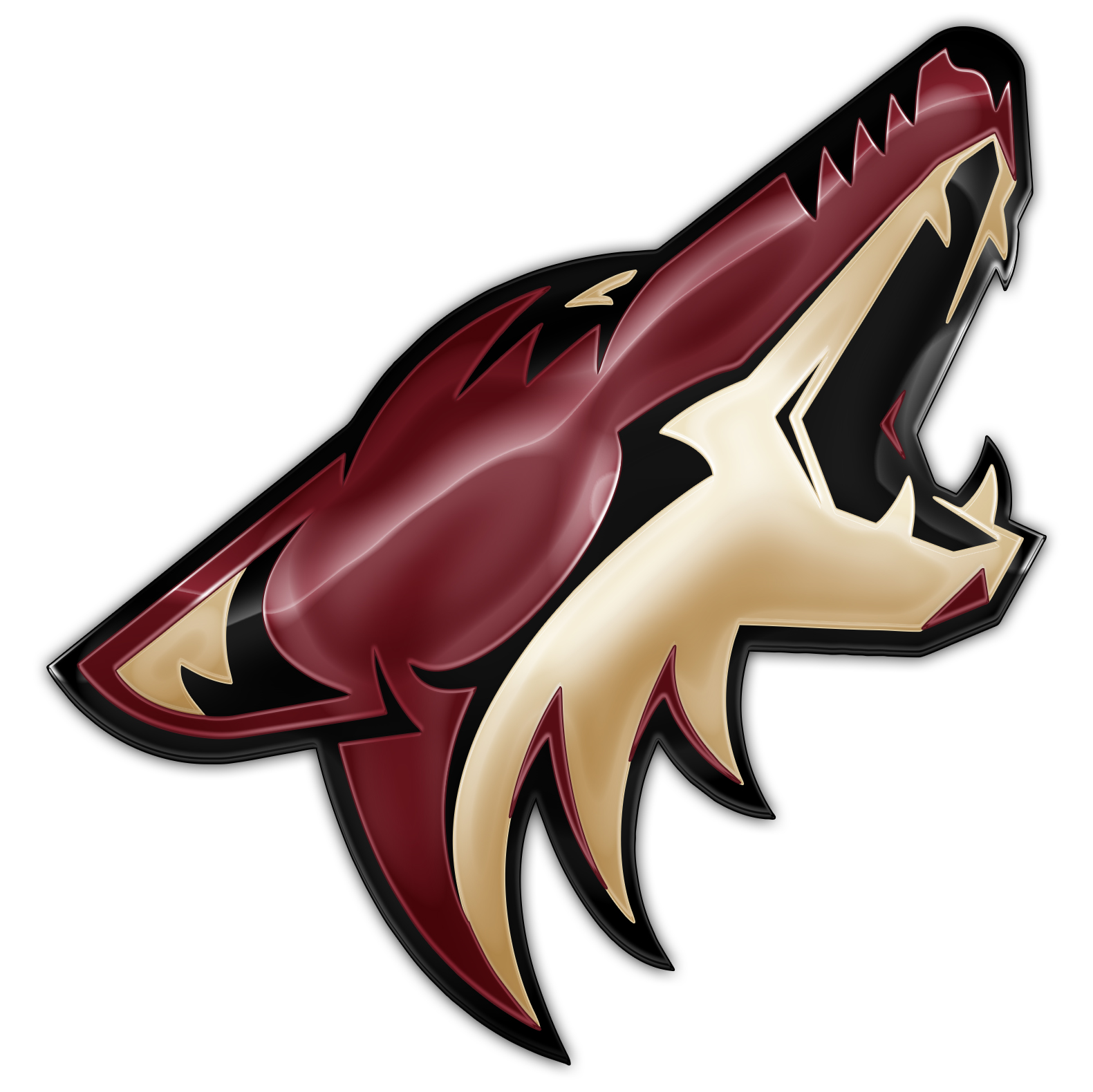 Arizona Coyotes Crystal Logo vinyl decal